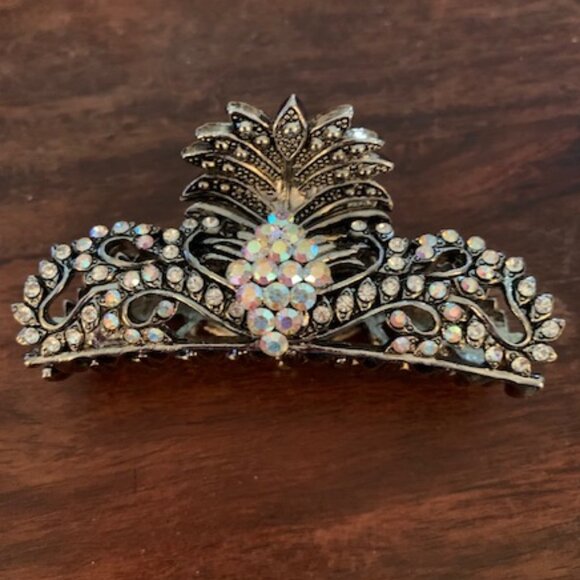 2 x *HP* Beautiful rhinestone claw hair fastener - Picture 3 of 6